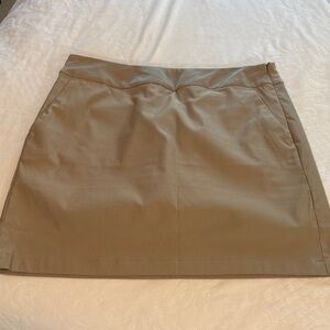 Nike Golf Dri-Fit Women's A-Line Skort in Tan